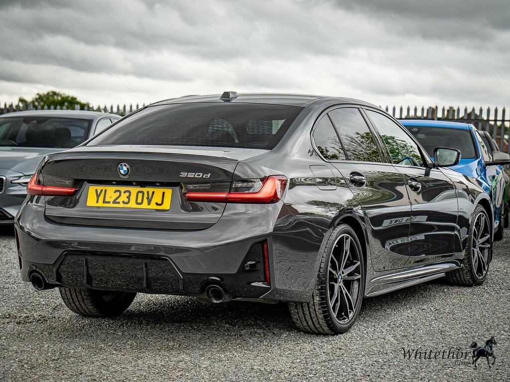 BMW 3 Series Saloon 2.0 320D Mht M Sport Euro 6 Ss YL23OVJ Grey #6
