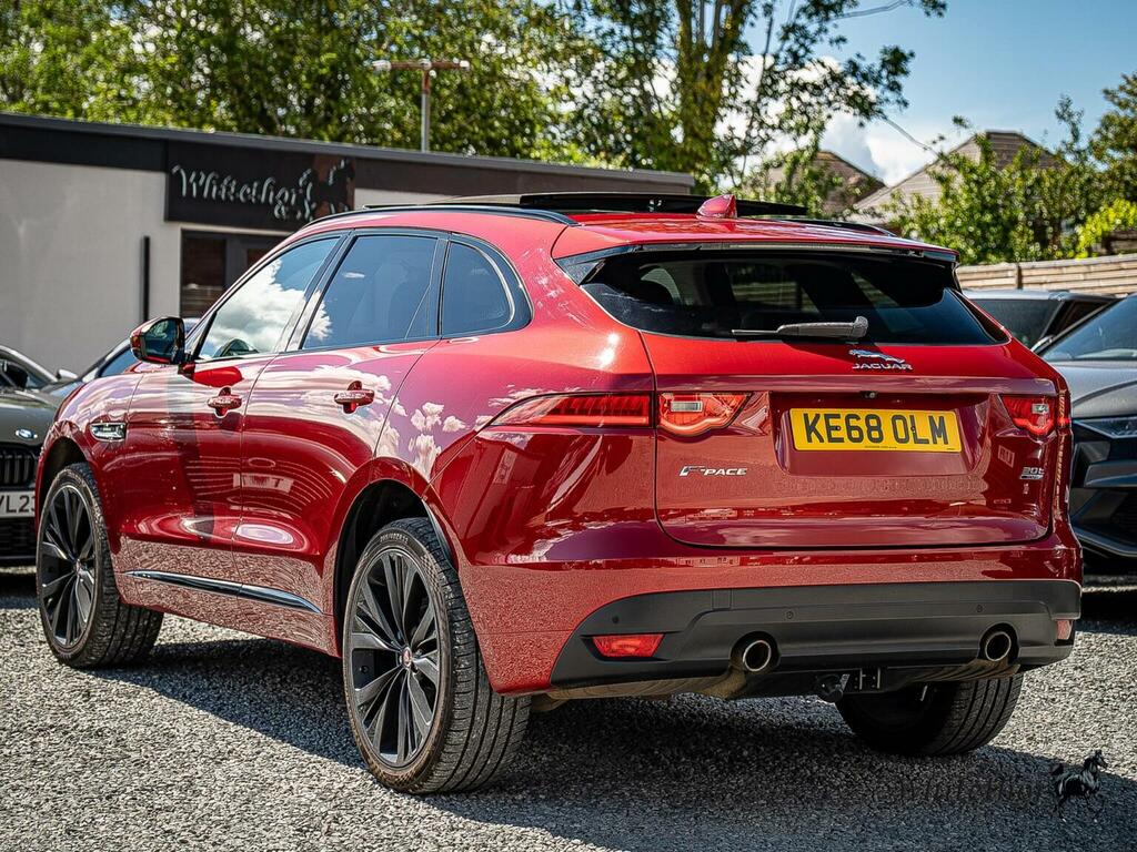 Jaguar F-Pace Suv 2.0 P300 R-sport Awd Euro 6 Ss 20 KE68OLM Red #4