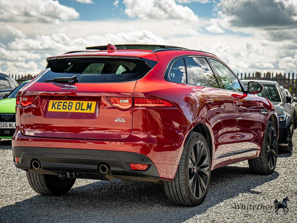 Jaguar F-Pace Suv 2.0 P300 R-sport Awd Euro 6 Ss 20 KE68OLM Red #6