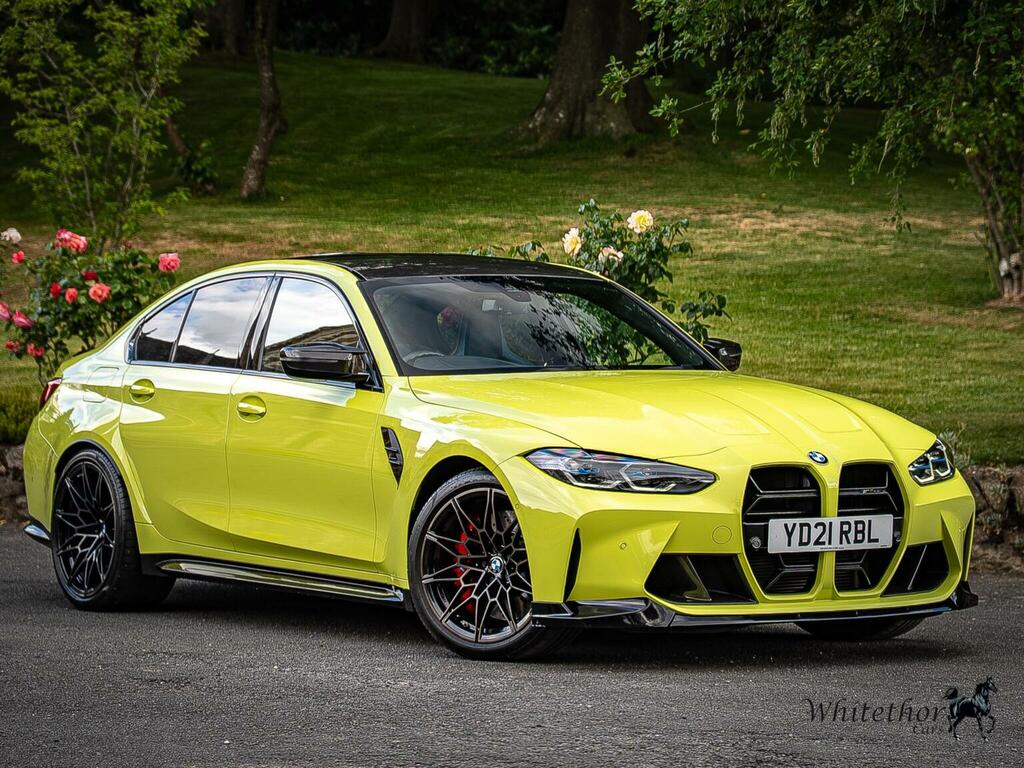 BMW M3 Saloon 3.0 Biturbo Competition Steptronic Euro 6 Yellow