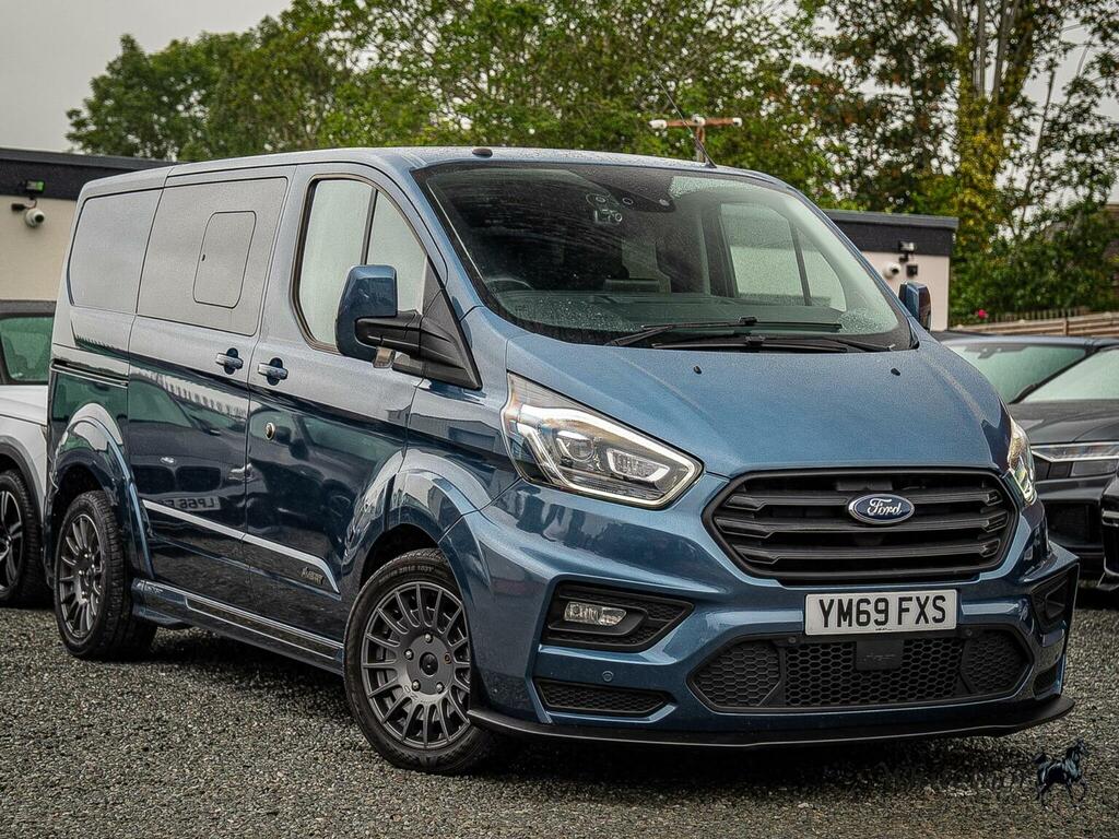 Ford Transit Custom Combi Van 2.0 320 Ecoblue Ms-rt Crew Van L1 H Blue