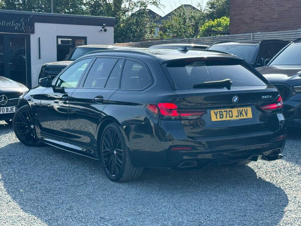 BMW 5 Series 2.0 520D Mht M Sport Touring Steptronic Euro 6 S Black #2