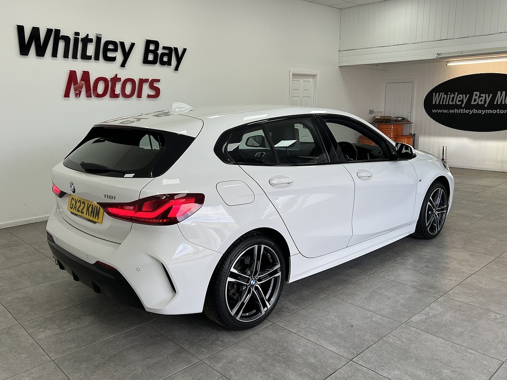 BMW 1 Series 118I M Sport GX22KNM White #3