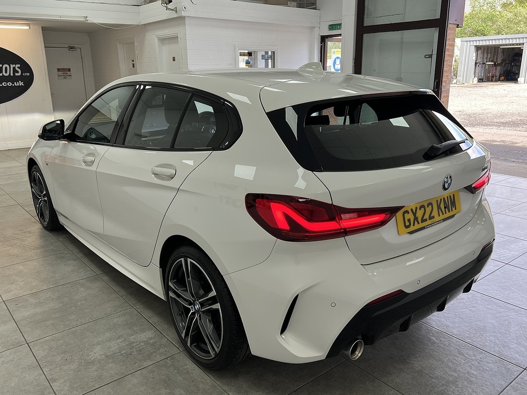 BMW 1 Series 118I M Sport GX22KNM White #5