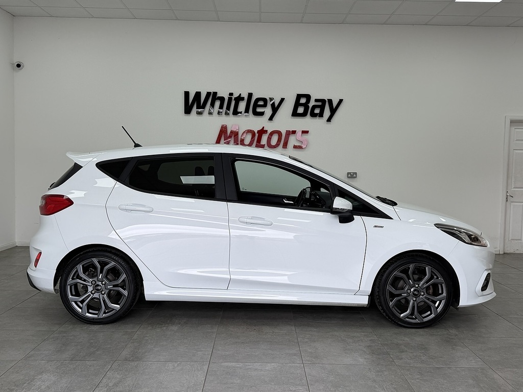 Ford Fiesta T Ecoboost St-line DY19WOD White #2