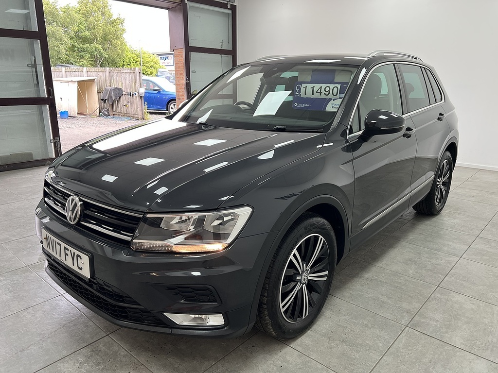 Volkswagen Tiguan Tdi Bluemotion Tech Se Navigation NV17FYC Grey #6