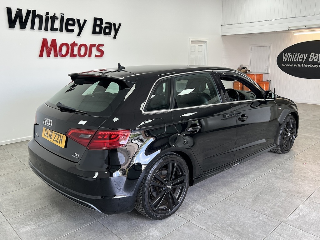 Audi A3 Tdi S Line Black #3