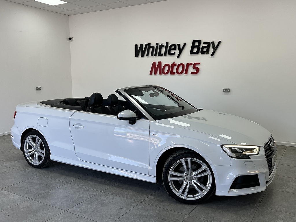 Audi A3 Cabriolet Tdi S Line White