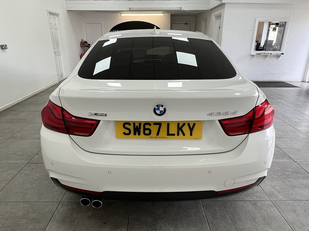 BMW 4 Series Gran Coupe 435D M Sport White #4