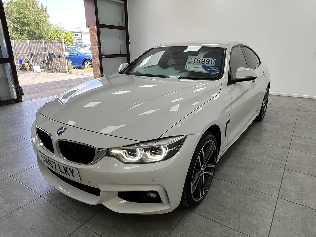 BMW 4 Series Gran Coupe 435D M Sport White #6