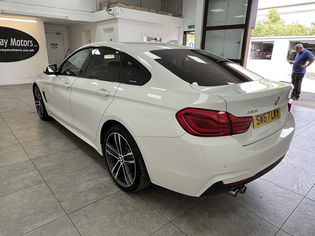 BMW 4 Series Gran Coupe 435D M Sport White #5