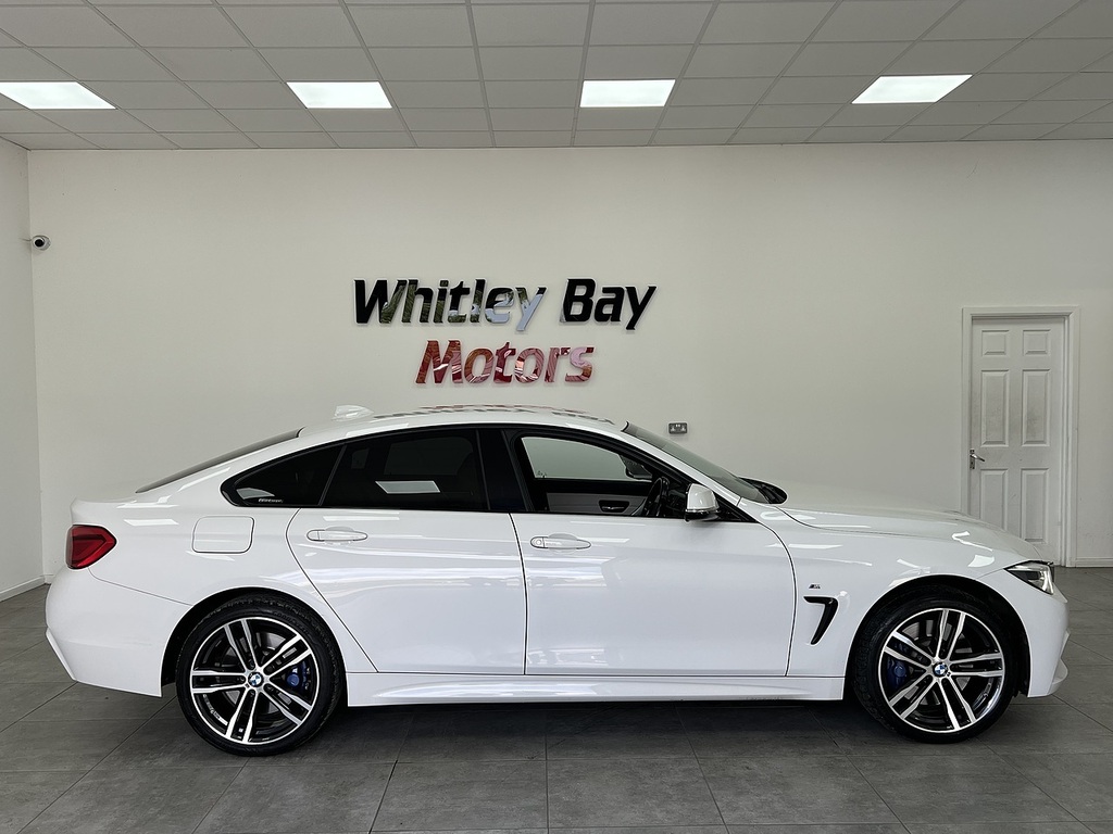 BMW 4 Series Gran Coupe 435D M Sport White #2