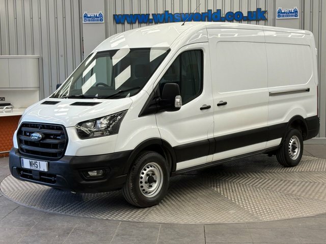 Ford Transit Custom 2023 2.0 Ecoblue 130Bhp 350 L3 H2 Leader Fwd Manua White #3