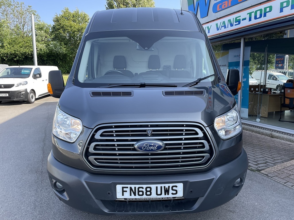 Ford Transit Custom 2.0 350 Ecoblue Panel Van Rwd L4 FN68UWS Grey #2