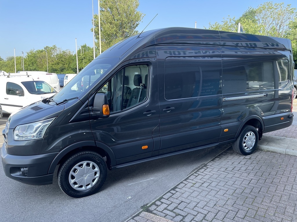 Ford Transit Custom 2.0 350 Ecoblue Panel Van Rwd L4 FN68UWS Grey #4