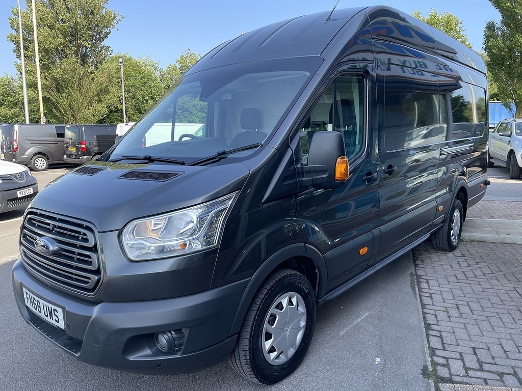Ford Transit Custom 2.0 350 Ecoblue Panel Van Rwd L4 FN68UWS Grey #3