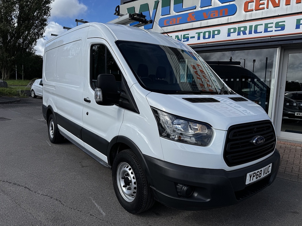 Ford Transit Custom 2.0 350 Ecoblue Panel Van Fwd L2 YP68VUC White #2