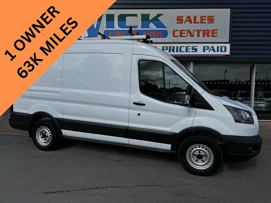 Ford Transit Custom 2.0 350 Ecoblue Panel Van Fwd L2 YP68VUC White