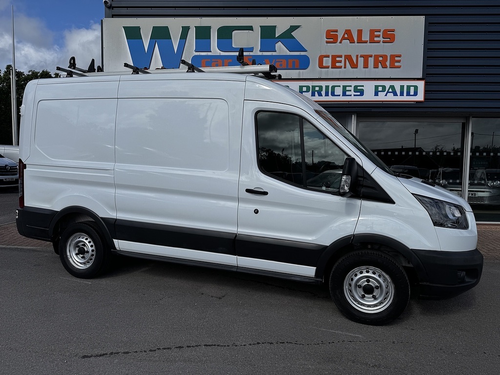 Ford Transit Custom 2.0 350 Ecoblue Panel Van Fwd L2 YP68VUC White #6