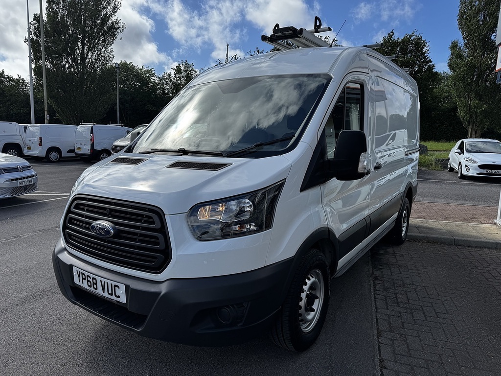 Ford Transit Custom 2.0 350 Ecoblue Panel Van Fwd L2 YP68VUC White #4
