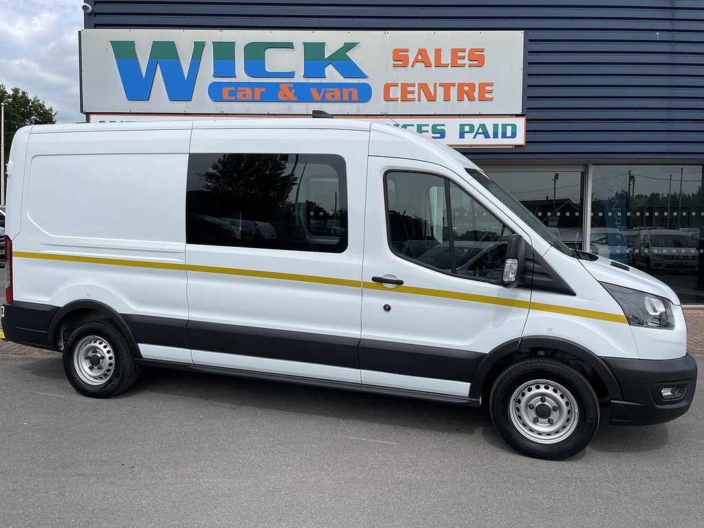 Ford Transit Custom 2.0 350 Ecoblue Leader Panel Van HJ23UST White #5