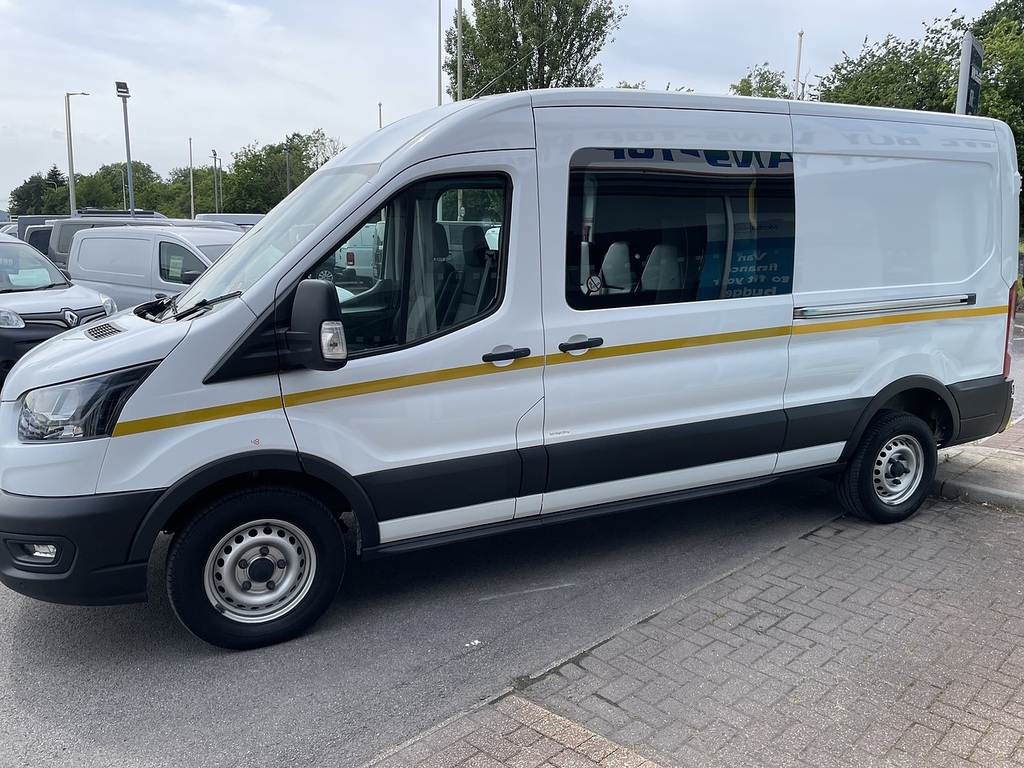 Ford Transit Custom 2.0 350 Ecoblue Leader Panel Van HJ23UST White #6