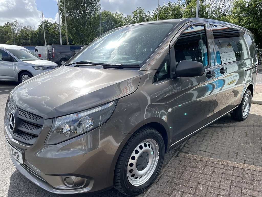 Mercedes-Benz Vito 2.1 116 Cdi Bluetec Crew Van Double Cab Grey #4
