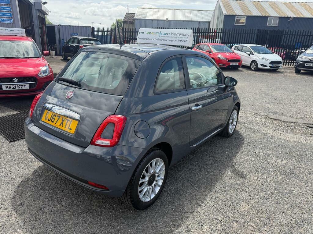 Fiat 500 1.2 Eco Pop Star Euro 6 S S GJ67XTL Grey #5