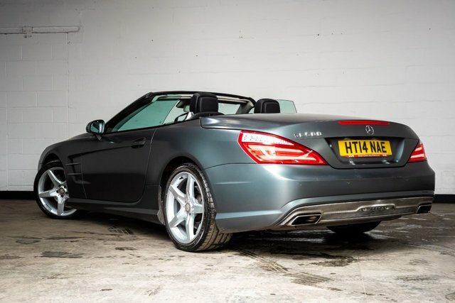 Mercedes-Benz SL Class 2014 4.7 Sl500 V8 Blueefficiency Convertible P Grey #3