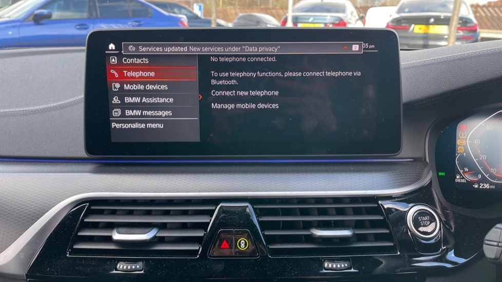 BMW 5 Series 530E M Sport Black #8