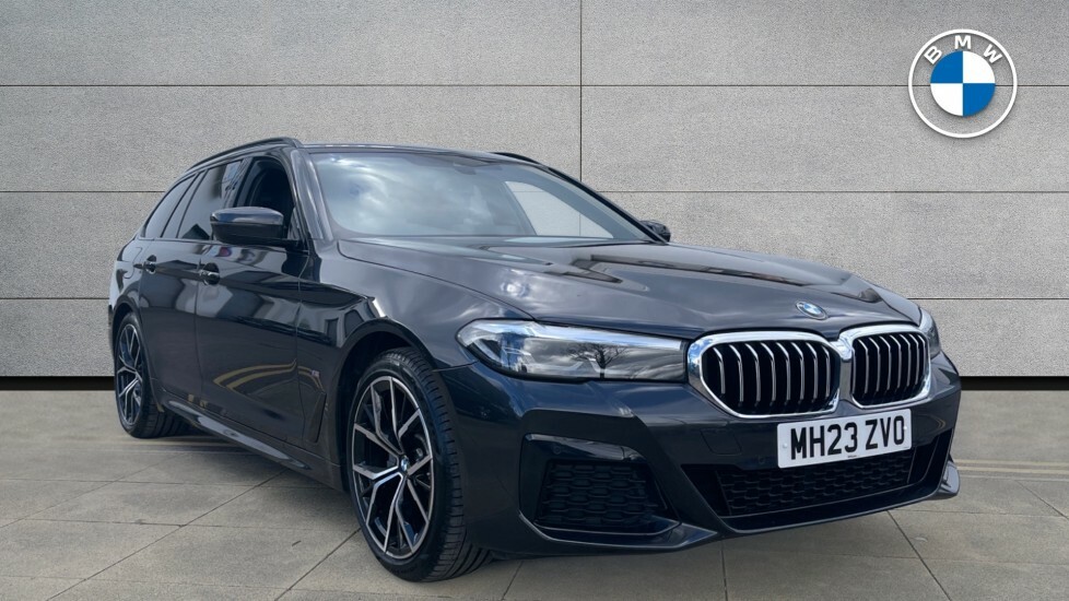 BMW 5 Series 530E M Sport Black #1