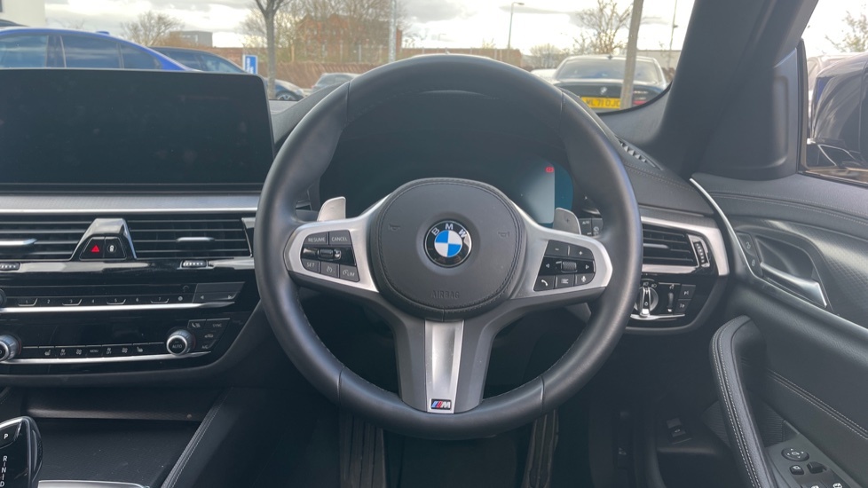 BMW 5 Series 530E M Sport Black #5