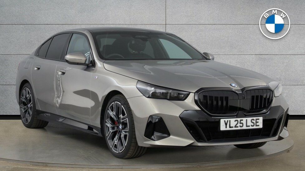 BMW 5 Series 530E M Sport Touring White #1