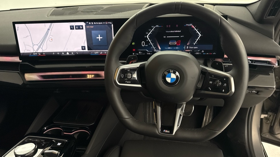 BMW 5 Series 530E M Sport Touring White #5