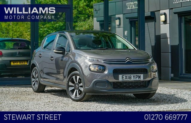 Citroen C3 2018 1.2 Puretech Feel Hatchback Grey