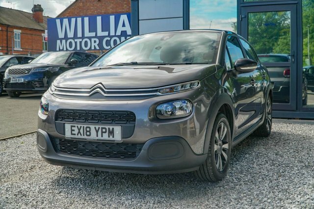 Citroen C3 2018 1.2 Puretech Feel Hatchback EX18YPM Grey #3
