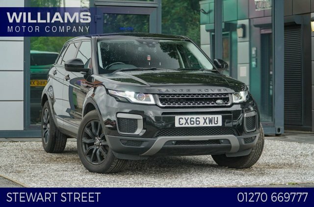 Land Rover Range Rover Evoque 2016 2.0 Ed4 Se Suv Fwd Euro 6 CX66XWU Black