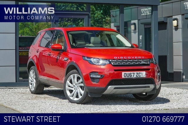 Land Rover Discovery Sport 2017 2.0 Td4 Hse Luxury Suv 4Wd Eu OU67ZCY Red