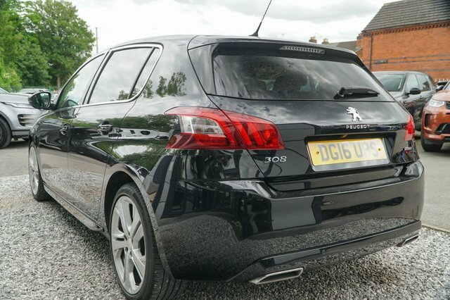Peugeot 308 2016 2.0 Bluehdi Gt Line Hatchback Manu Black #5