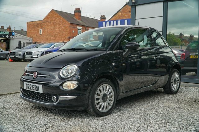 Fiat 500 2019 1.2 Lounge Hatchback Euro 6 Black #3