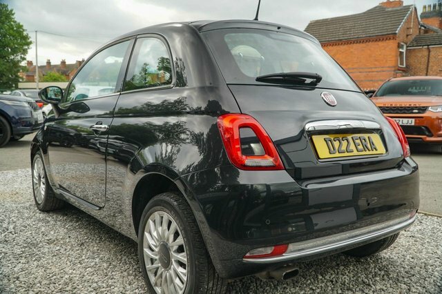Fiat 500 2019 1.2 Lounge Hatchback Euro 6 Black #5