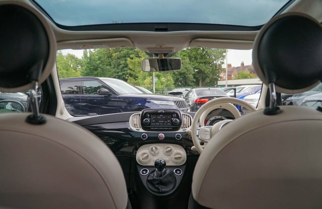 Fiat 500 2019 1.2 Lounge Hatchback Euro 6 Black #4