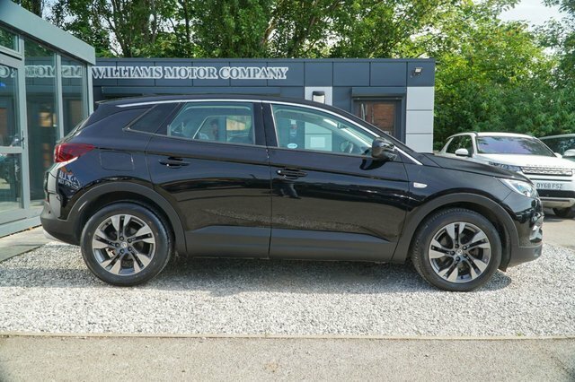 Vauxhall Grandland X 2019 1.2 Turbo Gpf Sport Nav Suv Black #3