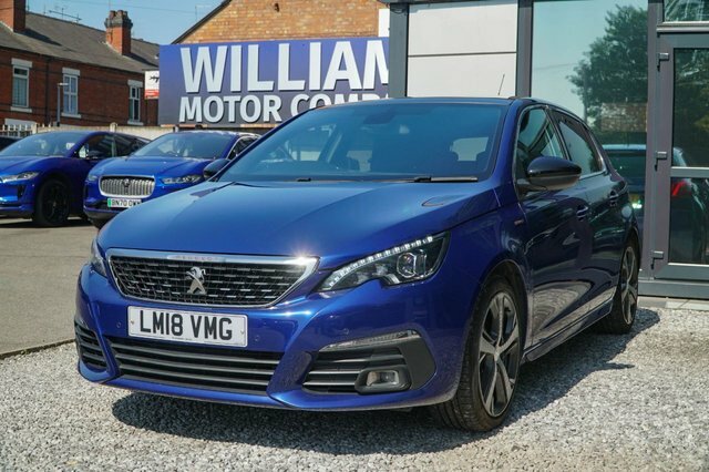Peugeot 308 2018 1.2 Puretech Gt Line Hatchback Man Blue #3