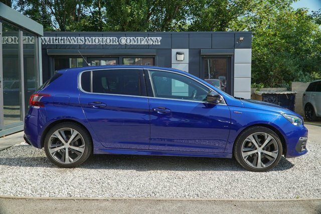 Peugeot 308 2018 1.2 Puretech Gt Line Hatchback Man Blue #6