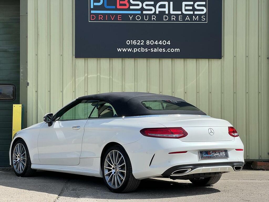 Mercedes-Benz C Class 2.0 C200 Amg Line Premium Plus Cabriolet Pet White #3