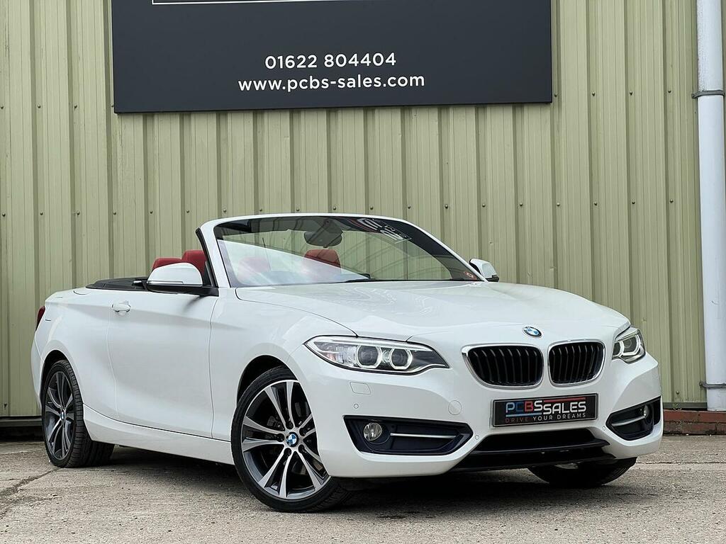 BMW 2 Series 2.0 220D Sport Convertible Euro 6 White