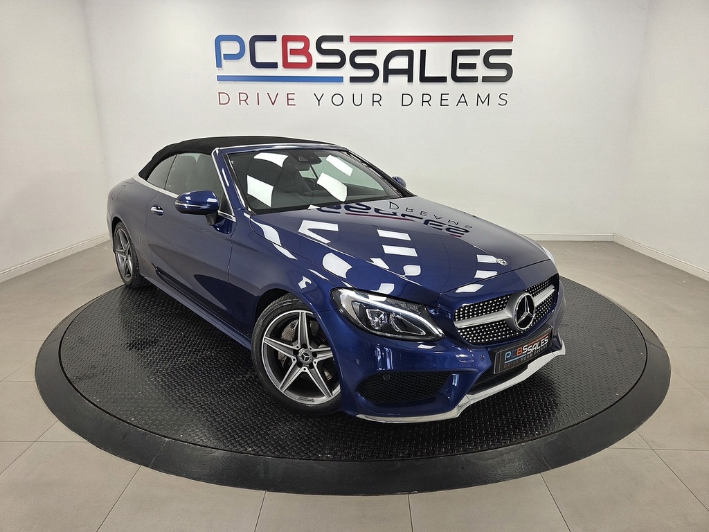 Mercedes-Benz C Class 2.1 C250d Amg Line Cabriolet G-tronic Blue #2