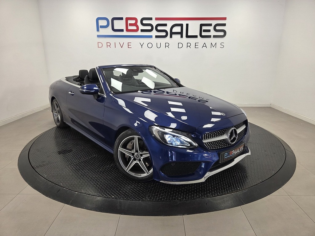 Mercedes-Benz C Class 2.1 C250d Amg Line Cabriolet G-tronic Blue