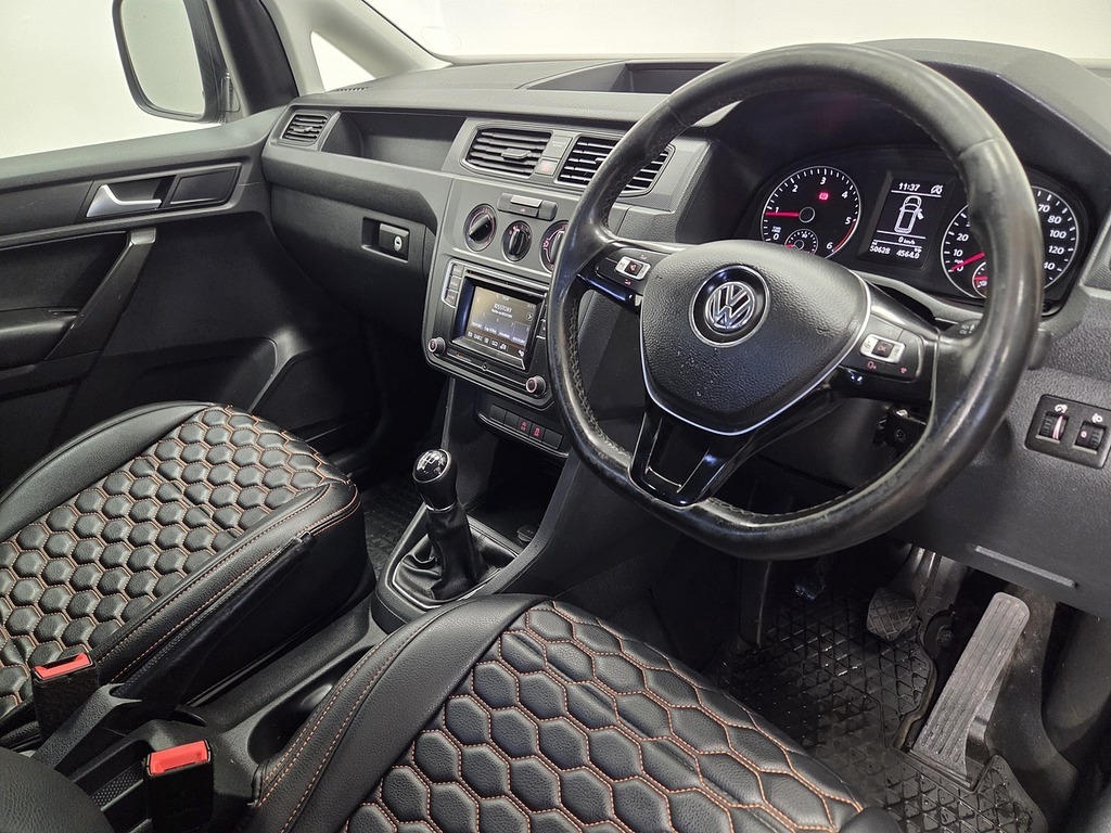 Volkswagen Caddy Tdi C20 Bluemotion Tech Startline Panel Van 2.0 Ma Black #4